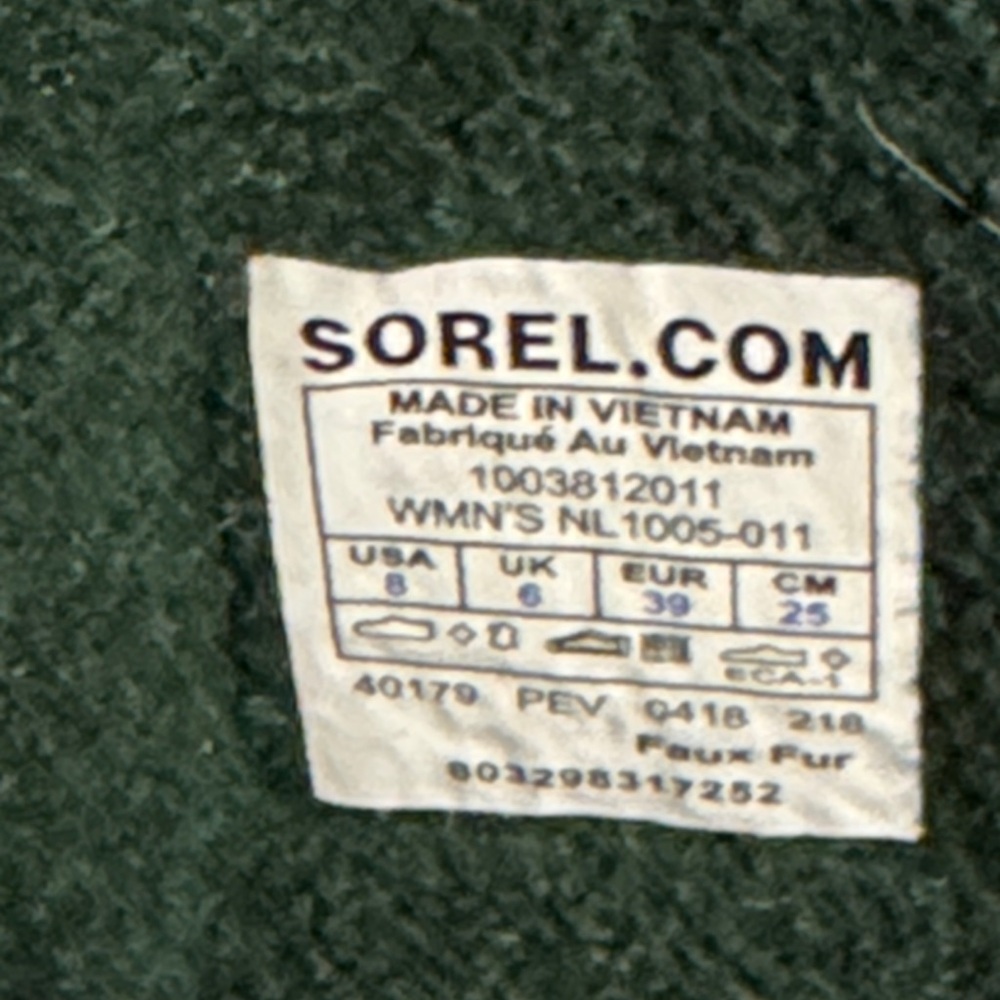 Sorel Caribou Black and White Waterproof Boots - Picture 3 of 3